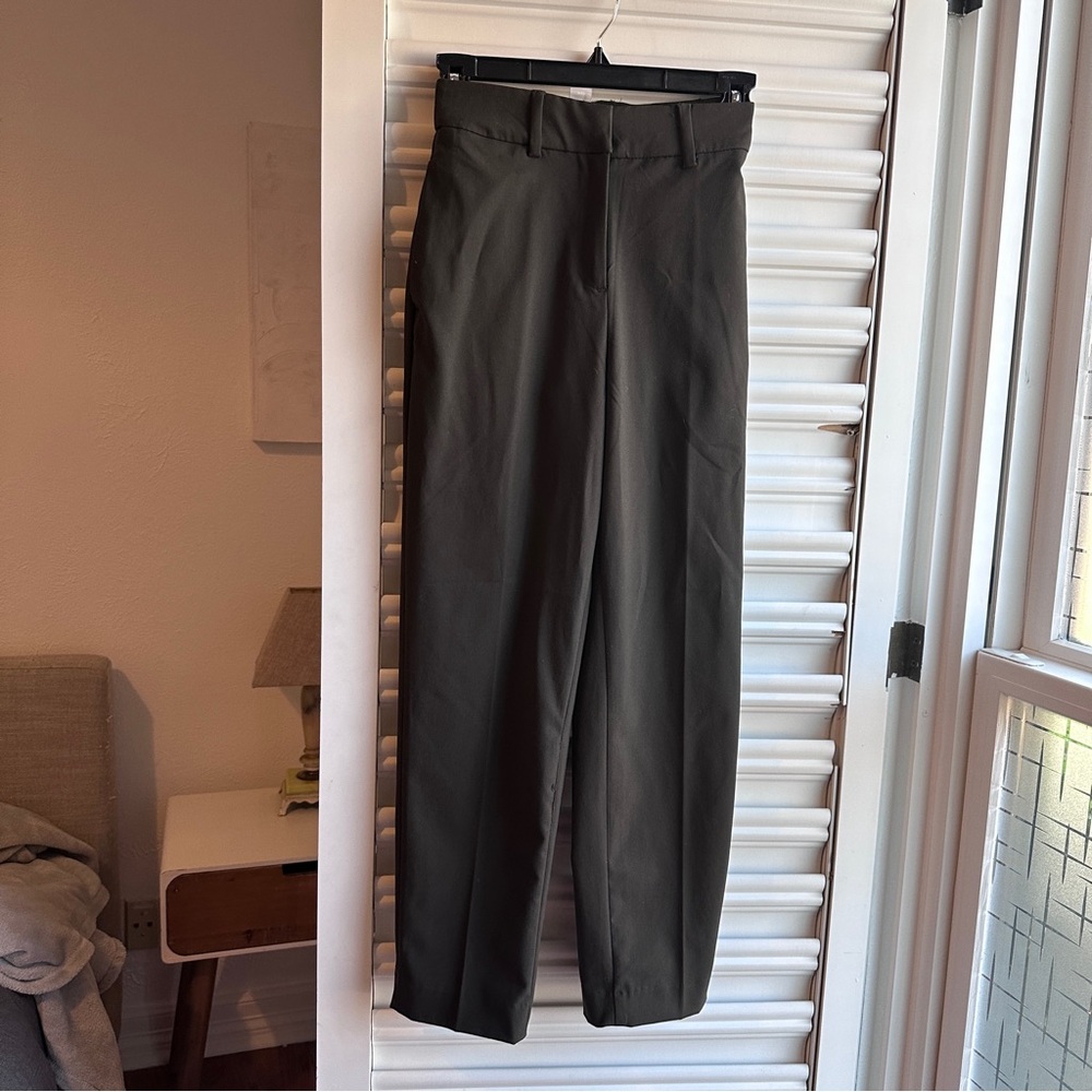 H&M olive green trousers